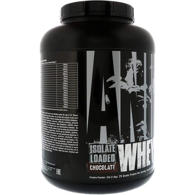 Universal Nutrition® Animal Isolate loaded whey protein 2.3kg