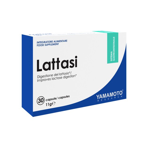 Yamamoto Nutrition Lattasi 30 kaps (Laktozės enzimas)