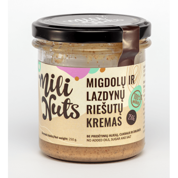 Milinuts Migdolų ir lazdynų 250 gr