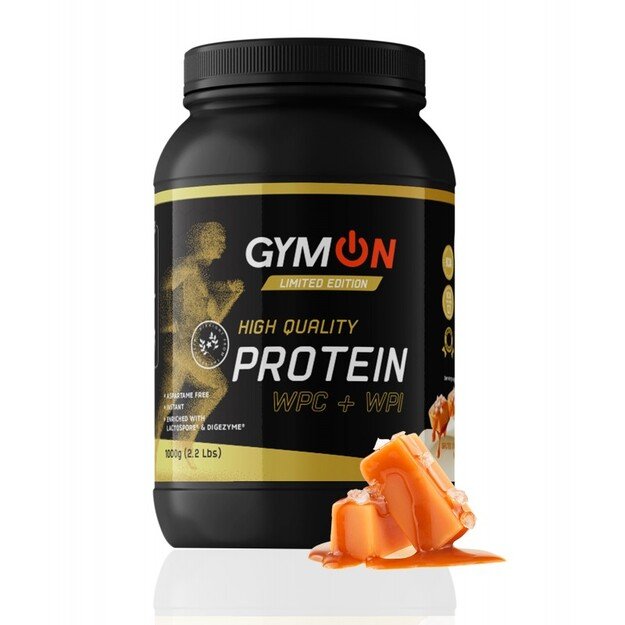 GymON Sūrios (WPC+WPI) 1000 gr karamelės skonio