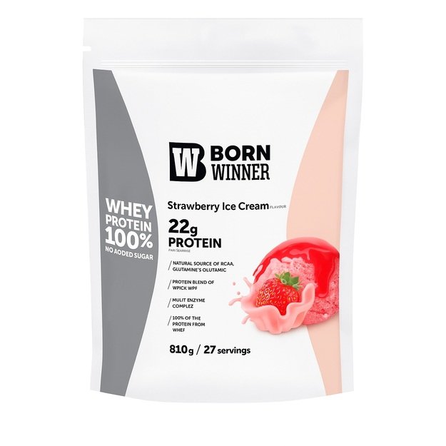 BW Whey Protein 810 g Braškių