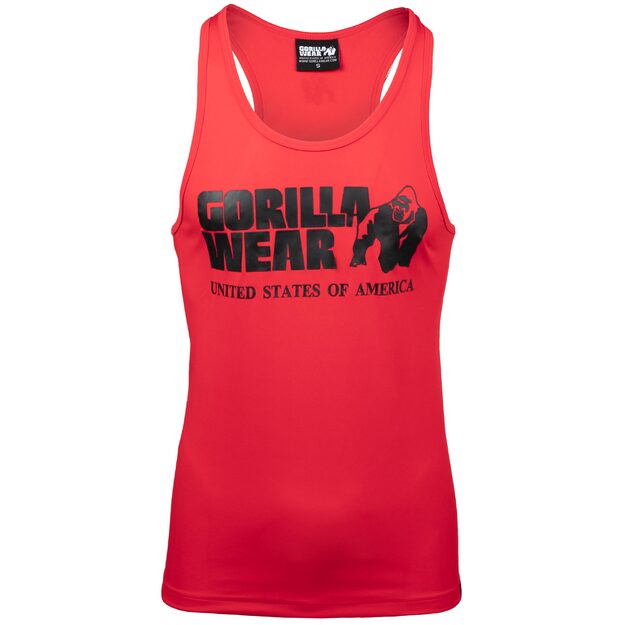 Gorilla Wear Classic Training Tank Top - Red