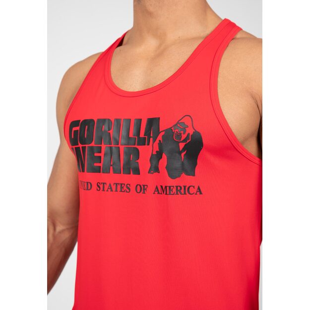 Gorilla Wear Classic Training Tank Top - Red