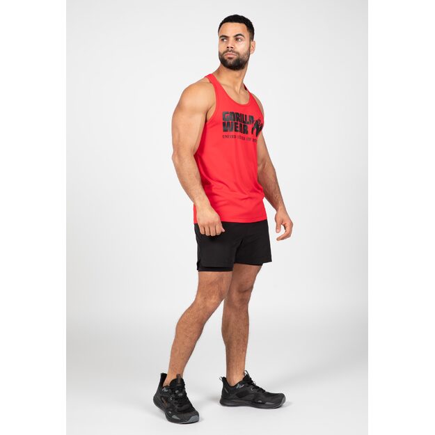 Gorilla Wear Classic Training Tank Top - Red