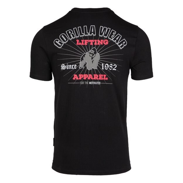 Gorilla Wear Oregon T-Shirt - Black