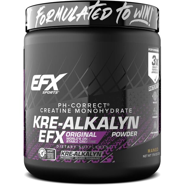 EFX Sports Kre-Alkalyn Powder 220g