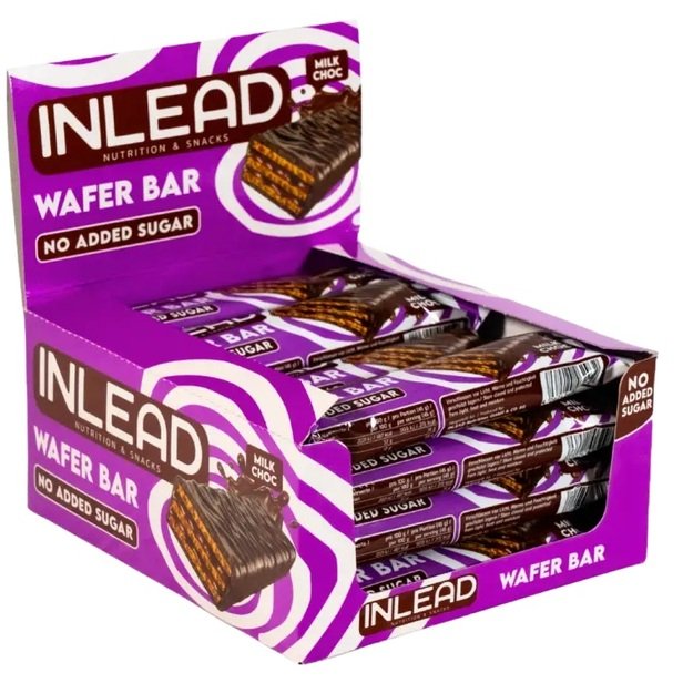 Inlead Wafer Bar - 15 x 45 g Milk Choc
