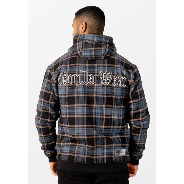 Gorilla Wear Kenton Zipped Jacket - Black/Blue