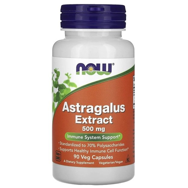 Now Foods Astragalus  Extract 500 90 vkaps