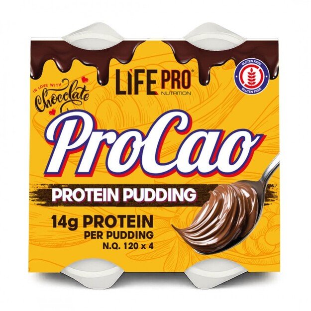 Life Pro Fit Food Protein Pudding 4 X120g