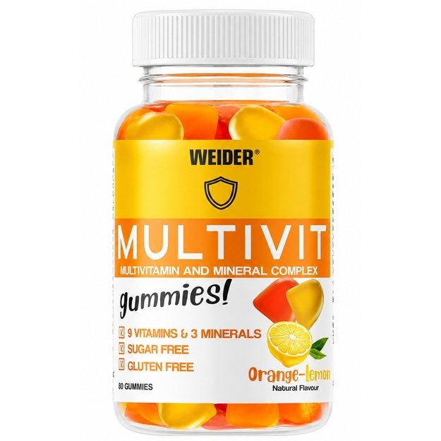 Weider Multivit 80 guminukais