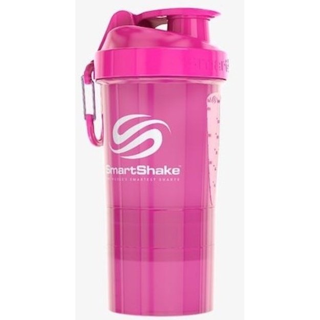 SmartShake Original 2go 600ml + 2 talpos (pink)
