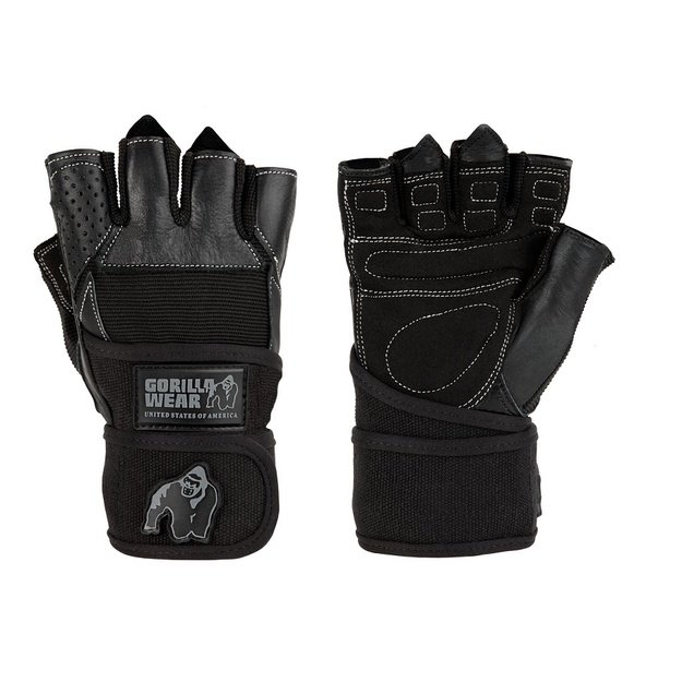 Gorilla Wear Dallas Wrist Wraps Gloves - Black
