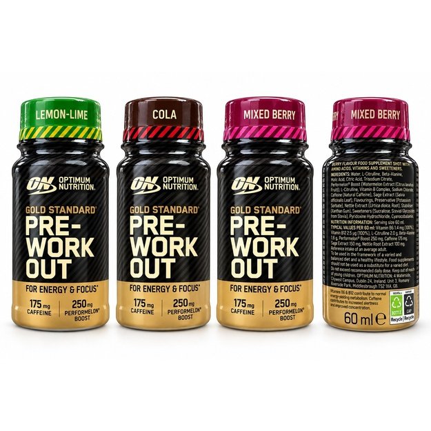 Optimum Nutrition Gold Standard Pre-Workout Shot 60 ml