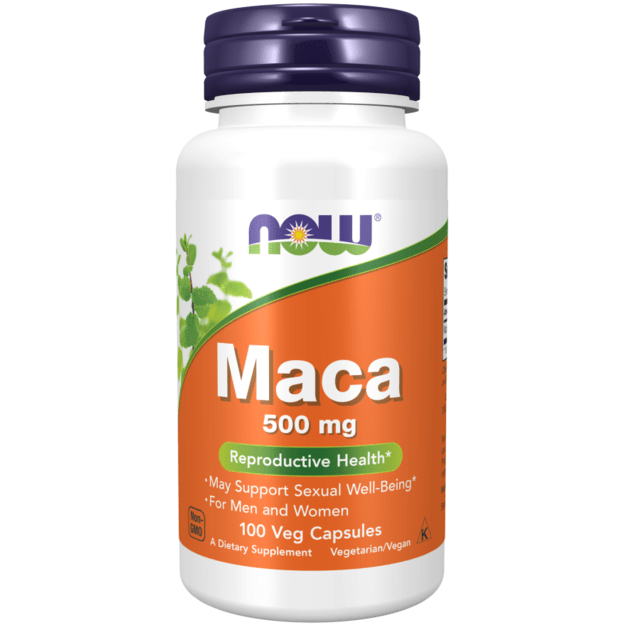 NOW Maca 500mg 100 Veg. Caps.