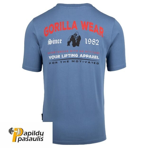 Gorilla wear Warren T-Shirt - Coronet Blue