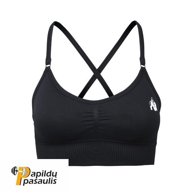 Gorilla Wear Olivia Seamless Sports Bra - Black