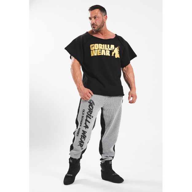 Gorilla Wear Classic Workout Top - Black/Gold