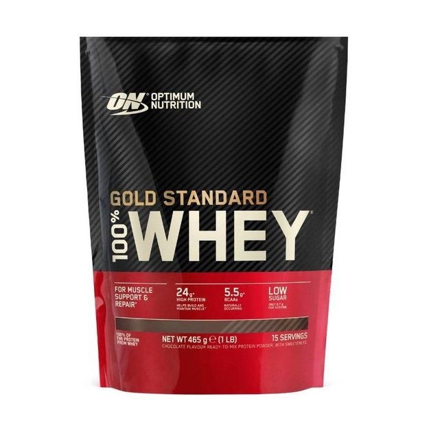 Optimum Nutrition 100% Whey Gold 450g. (Braškių)