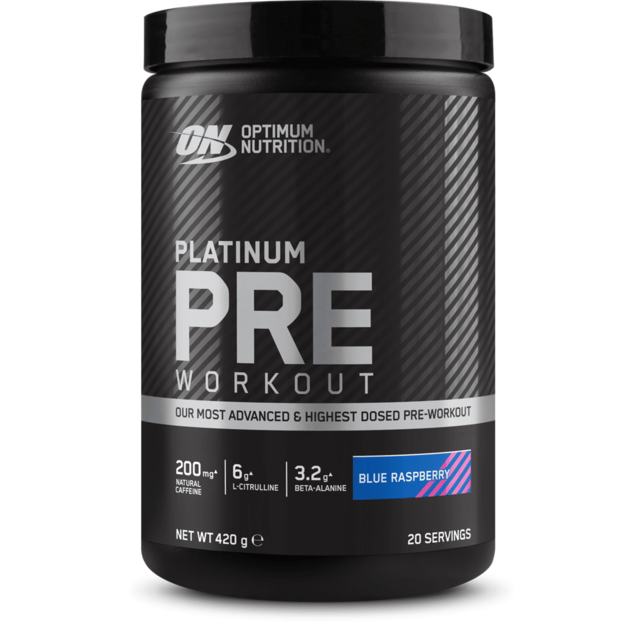 Optimum Nutrition Platinum Pre workout 420g (Blue Raspberry)