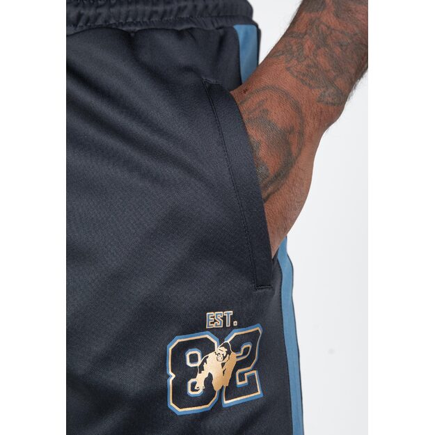 Gorilla Wear Devon Training Pants - Black/Blue