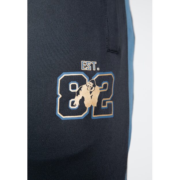 Gorilla Wear Devon Training Pants - Black/Blue