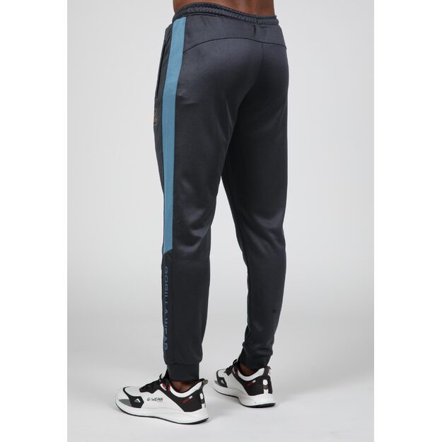Gorilla Wear Devon Training Pants - Black/Blue