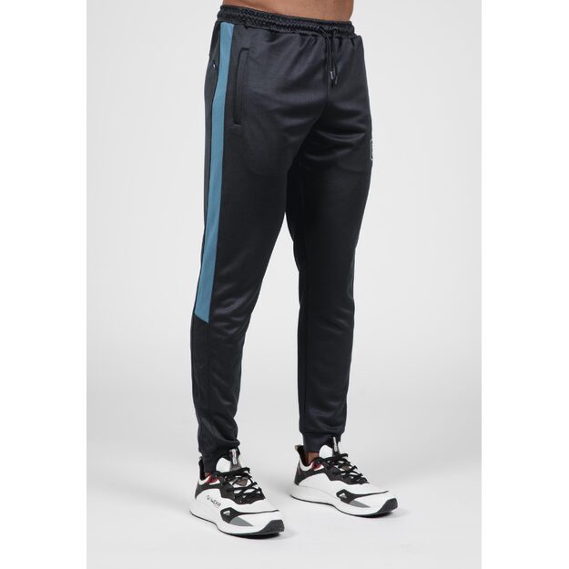 Gorilla Wear Devon Training Pants - Black/Blue