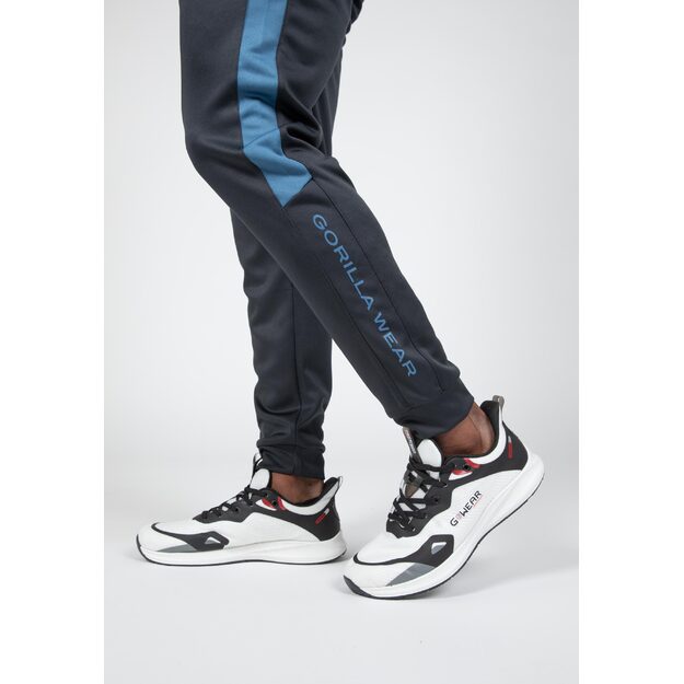 Gorilla Wear Devon Training Pants - Black/Blue