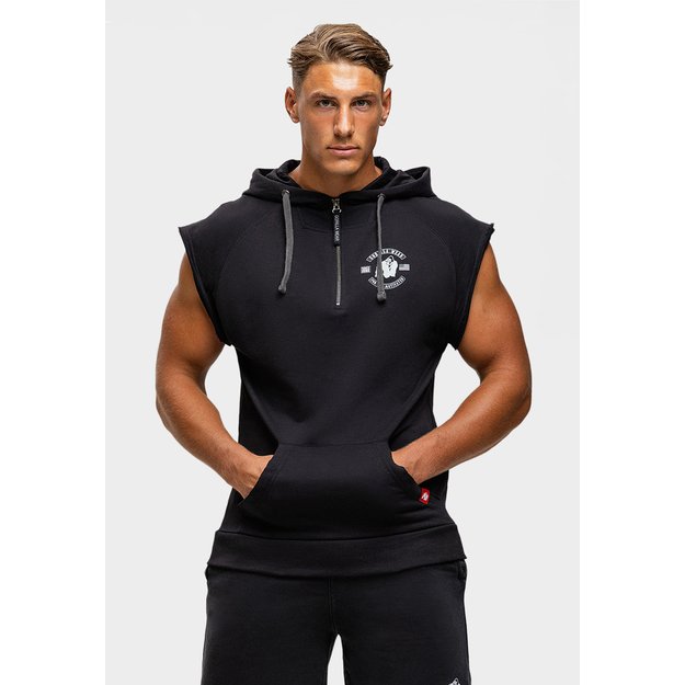 Gorilla Wear Huntley Sleeveless Hoodie Black