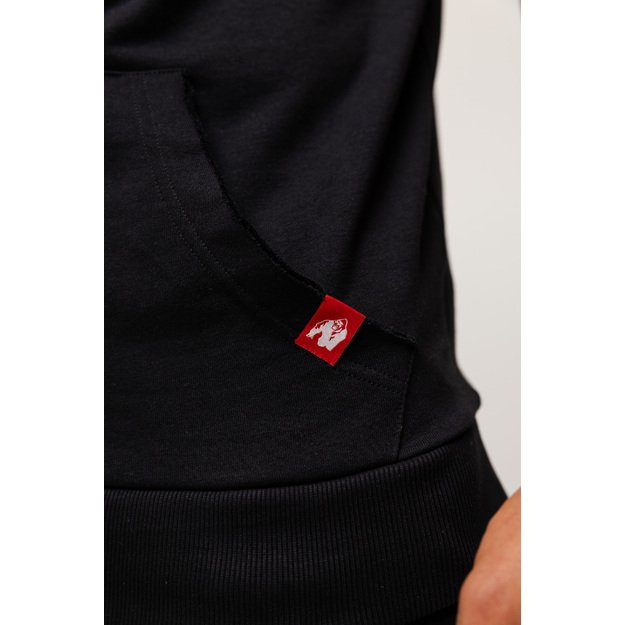 Gorilla Wear Huntley Sleeveless Hoodie Black