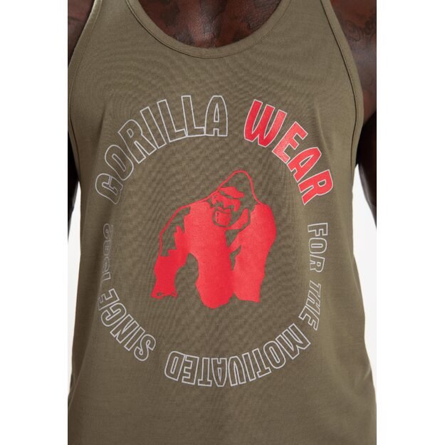Gorilla Wear Lafayette Tank Top - Army Green