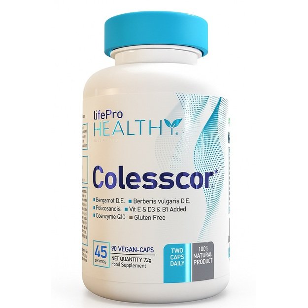 Life Pro Colesscor 90 v.kaps (cholesteroliui mažinti) Life Pro Colesscor 90 v.kaps (cholesteroliui mažinti)
