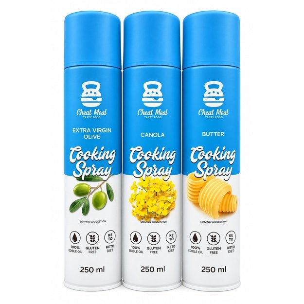Cheat Meal Cooking Spray 250 ml – purškiamas aliejus kepimui