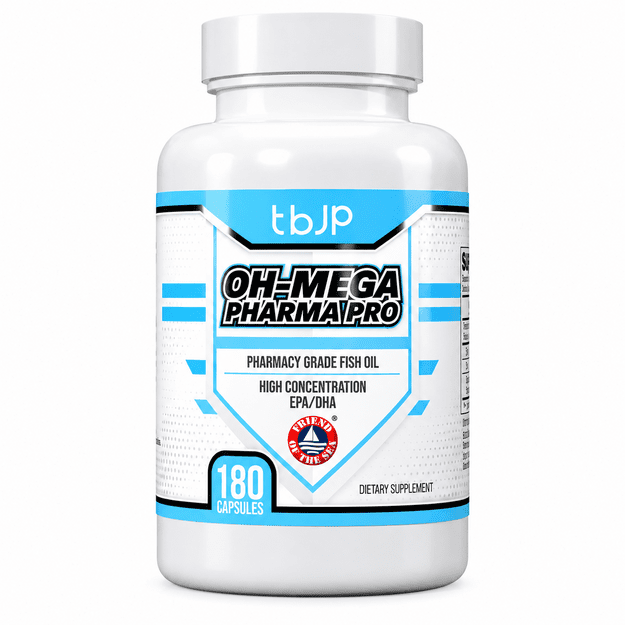 Trained by JP Nutrition Oh-Mega Pharma Pro 180 kapsulių