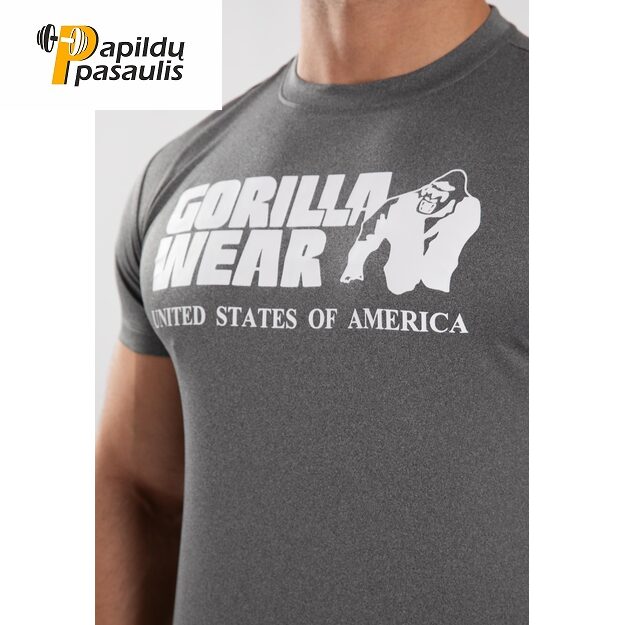 Gorilla Wear Classic Training T-Shirt - Gray Melange