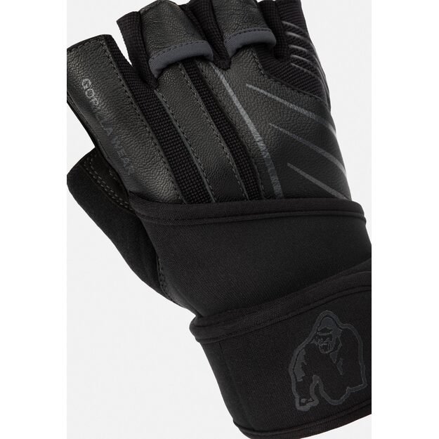 Gorilla Wear Dallas Wrist Wraps Gloves 2.0 - Black/Gray