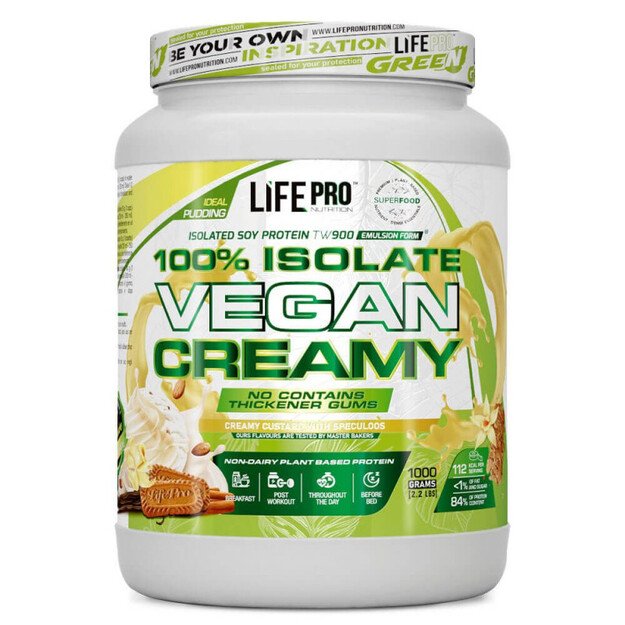 Life Pro Isolate Vegan Creamy 1000g Salted Caramel & Peanuts
