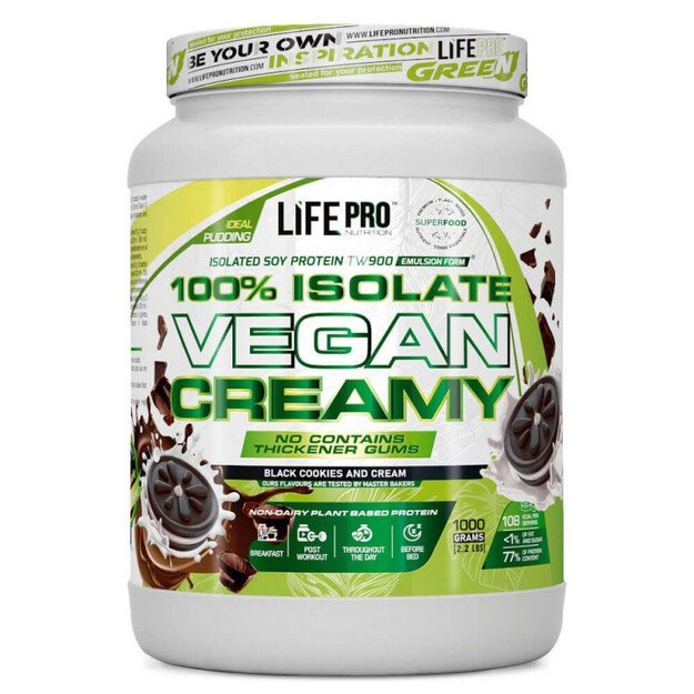 Life Pro Isolate Vegan Creamy 1000g Salted Caramel & Peanuts