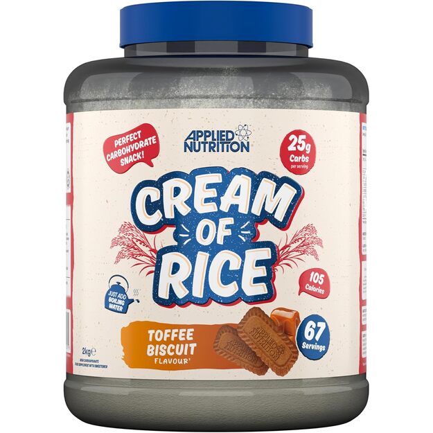 Applied Nutrition Cream of Rice 2000 gr Toffee Biscuit 