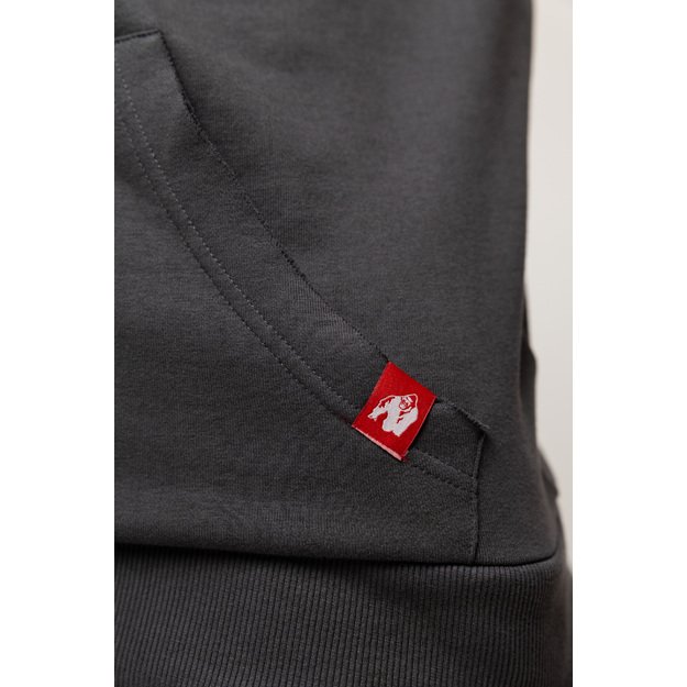 Gorilla Wear Huntley Sleeveless Hoodie Dark grey