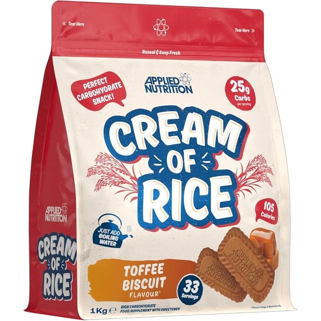 Applied Nutrition Cream of Rice 1000 gr Toffe Biscuit