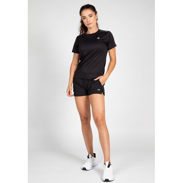 Gorilla Wear Mokena marškinėliai – juodi