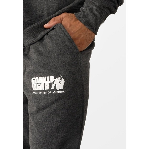 Gorilla Wear Classic Oversized Sweatpants - Dark Gray Melange 