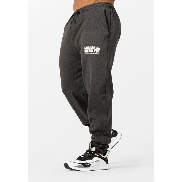 Gorilla Wear Classic Oversized Sweatpants - Dark Gray Melange 