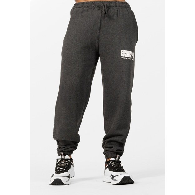 Gorilla Wear Classic Oversized Sweatpants - Dark Gray Melange 