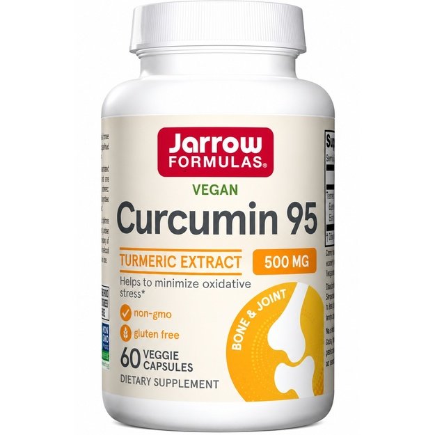 Jarrow Formulas Curcumin 95 500 mg – 60 veg. kapsulių