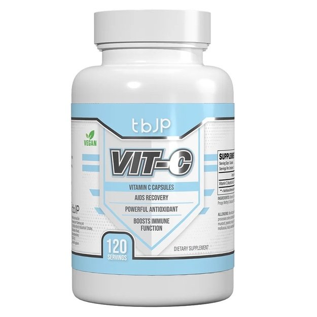 TBJP Vit-C 1000 mg + citrusų bioflavonoidai, 120 kapsulių