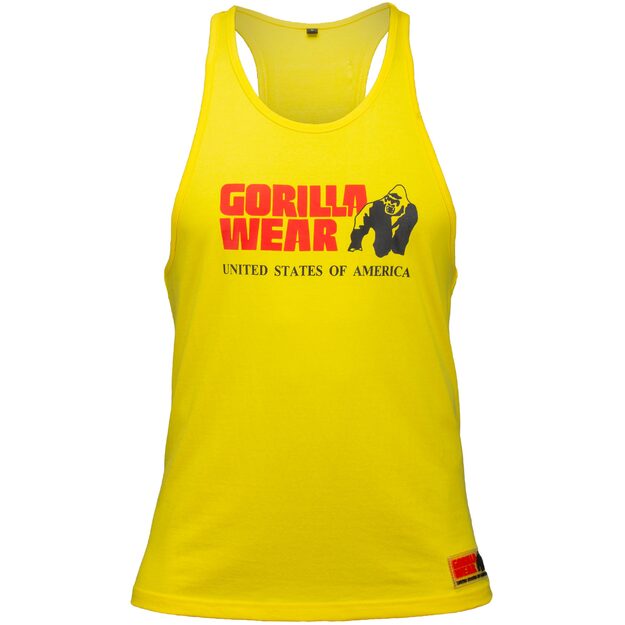 Gorilla Wear Classic Tank Top - geltona