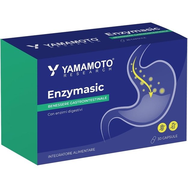 Yamamoto  Nutrition Enzymasic 30 kaps virškinimo enzimai